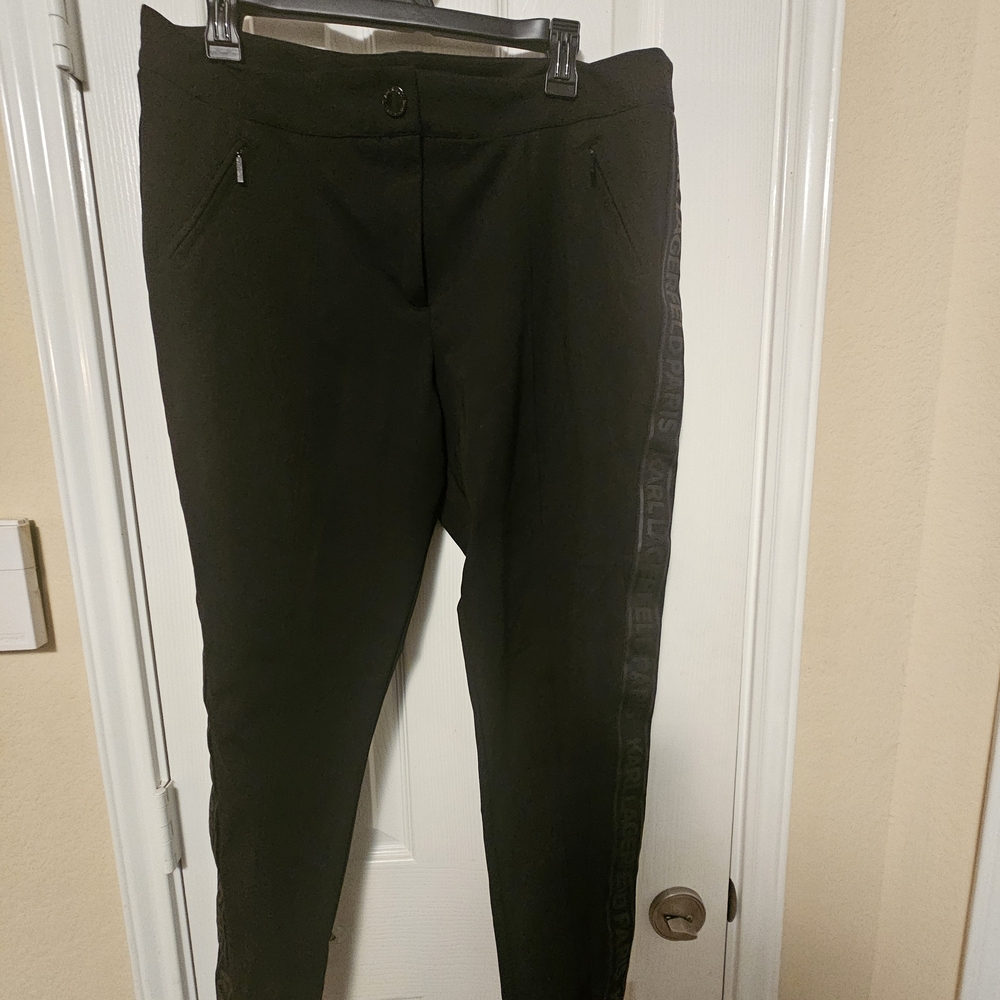 Karl Lagerfeld Black Track Pants